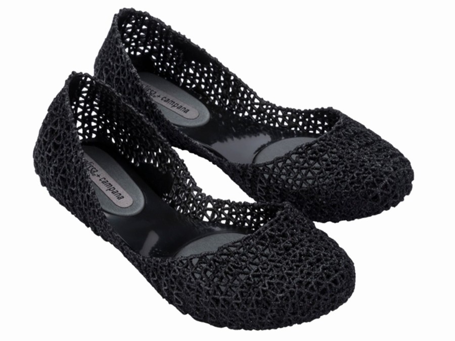 Bailarinas Melissa Campana Papel Mujer - Negras - Argentina WQT-132874